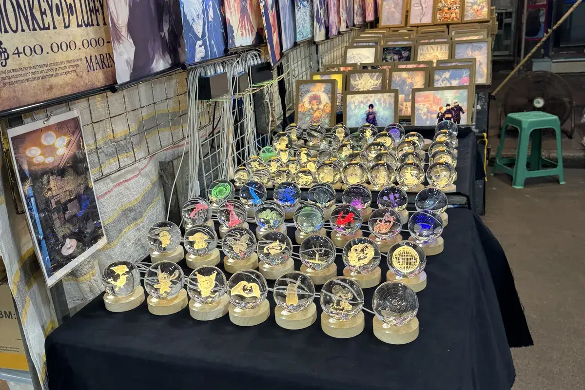 Local market stall in Hong Kong