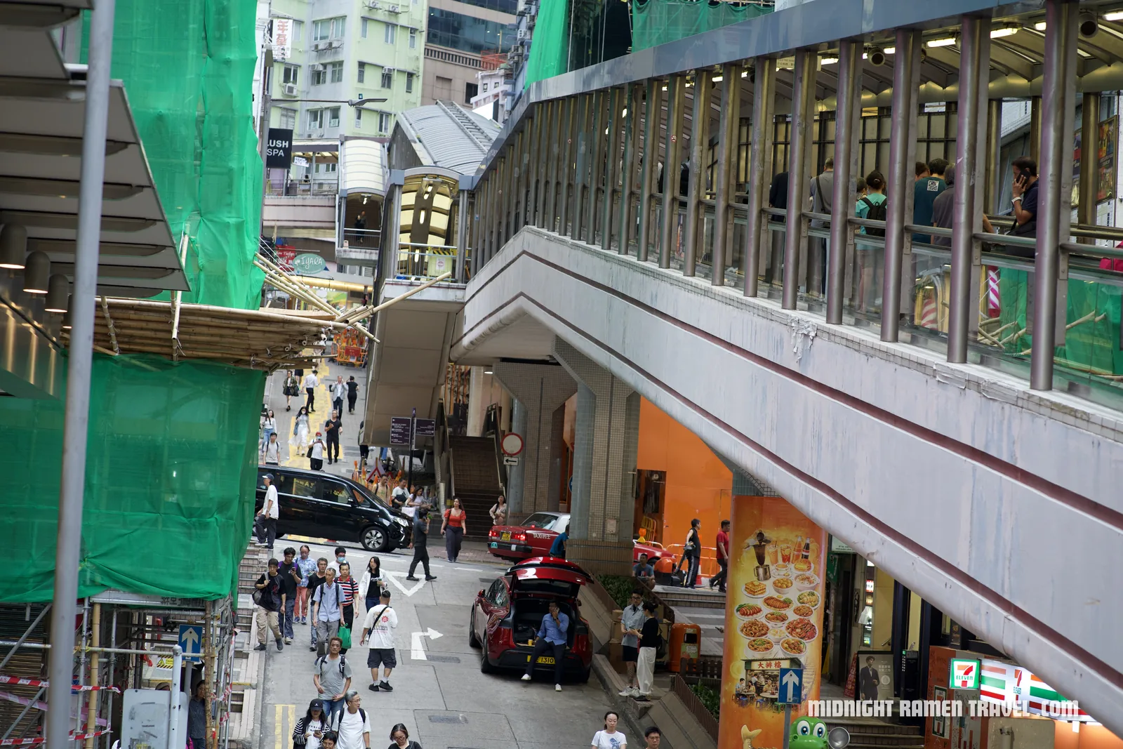 hong kong mid levels escalator