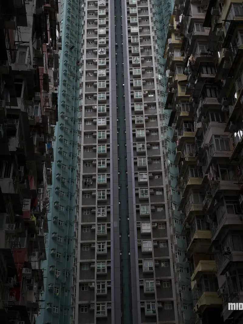 hong kong monster building facade uai
