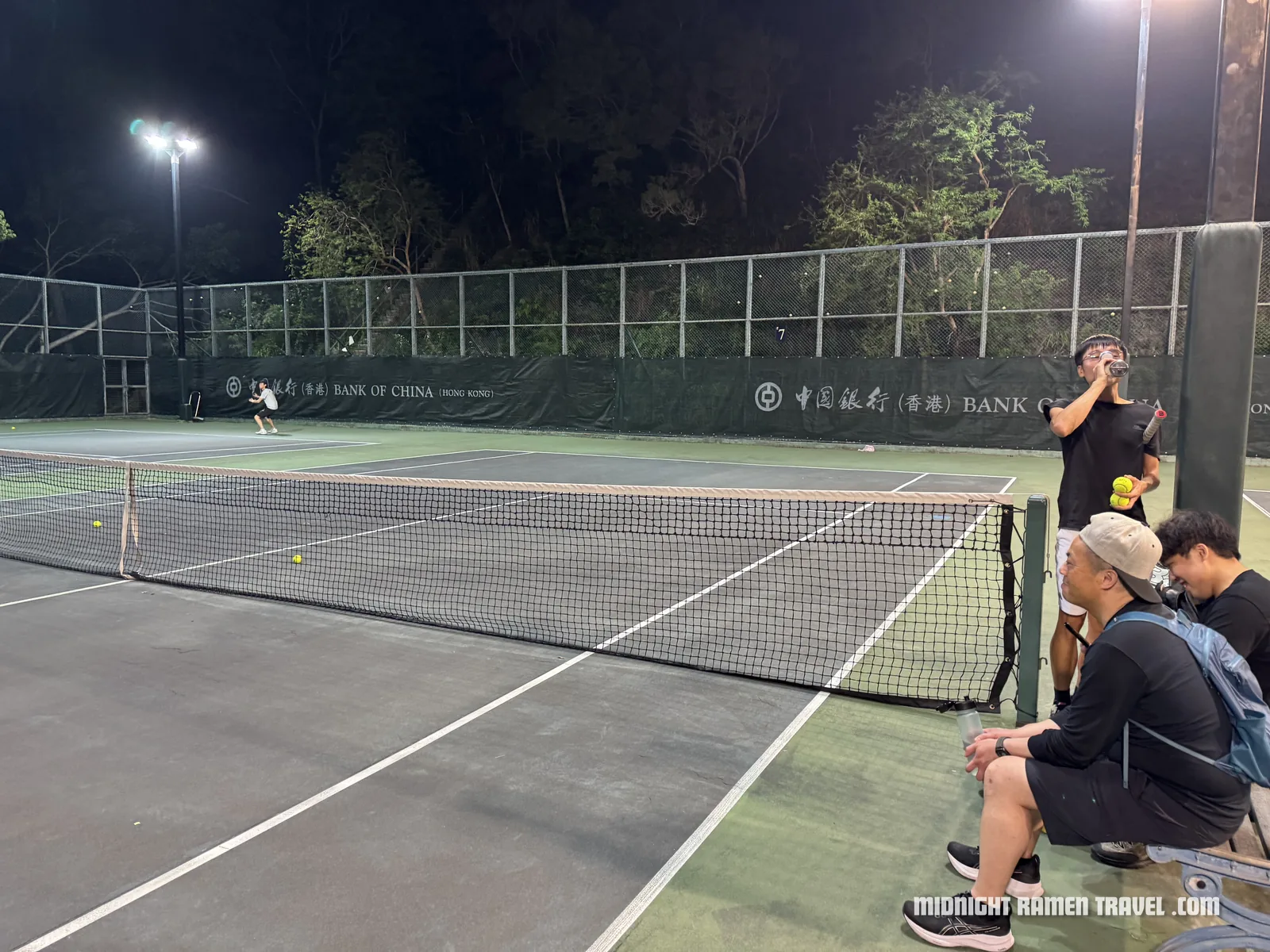 hong kong playing tennis