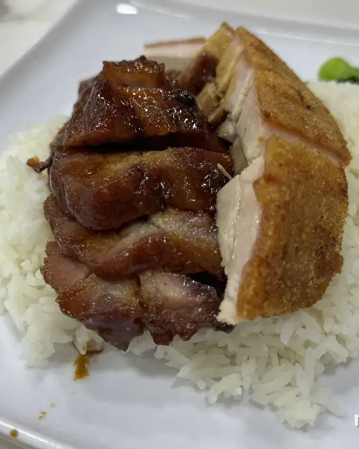Roast meats over rice at 1+1 Roast Goose in Wan Chai