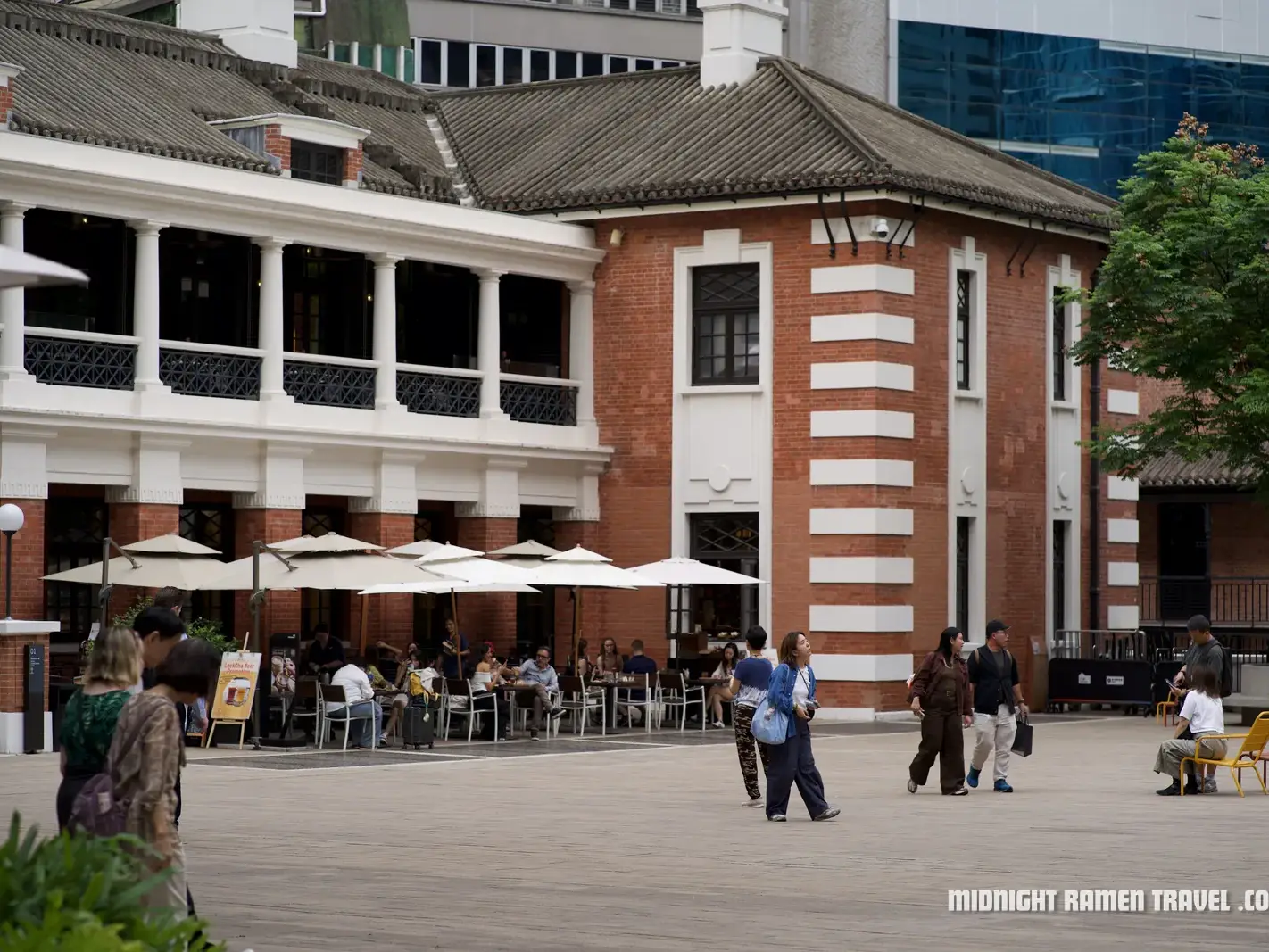 Courtyard at Tai Kwun in Hong Kong