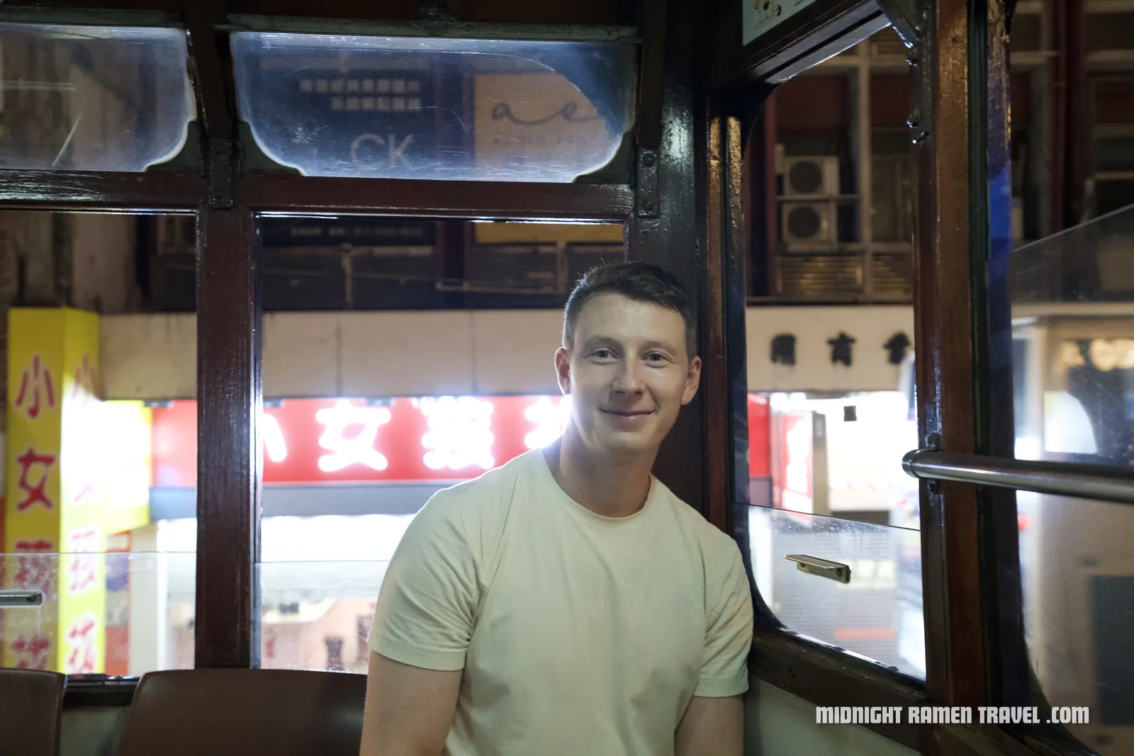 hong kong tram ride upper deck