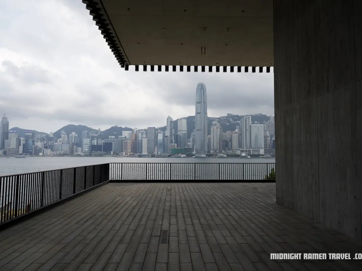 View from M+ Museum in West Kowloon