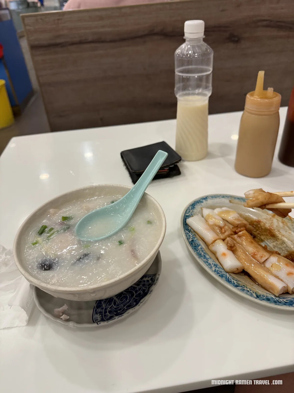 hong kong congee rice rolls