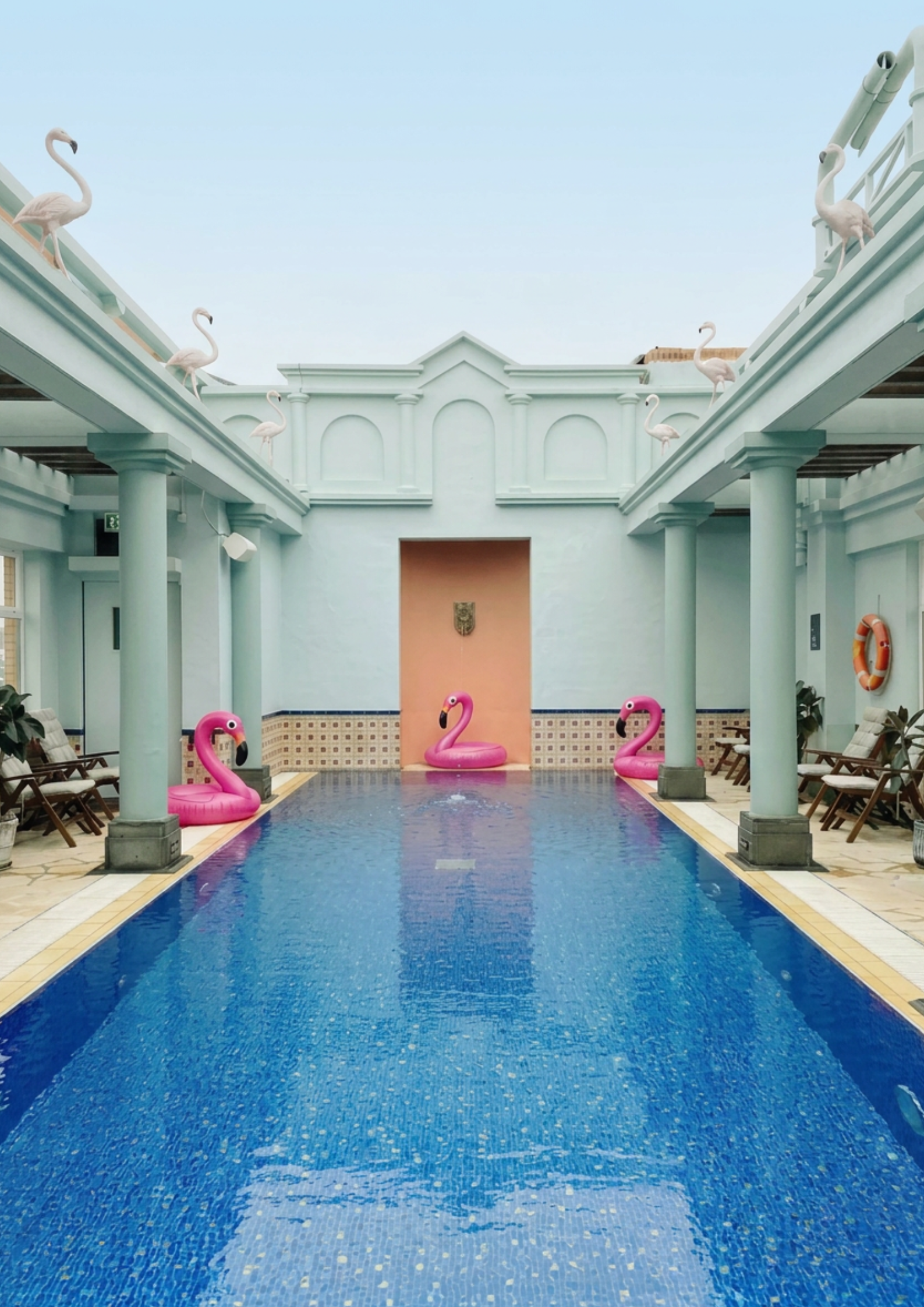 Pool at The Eaton hotel in Jordan