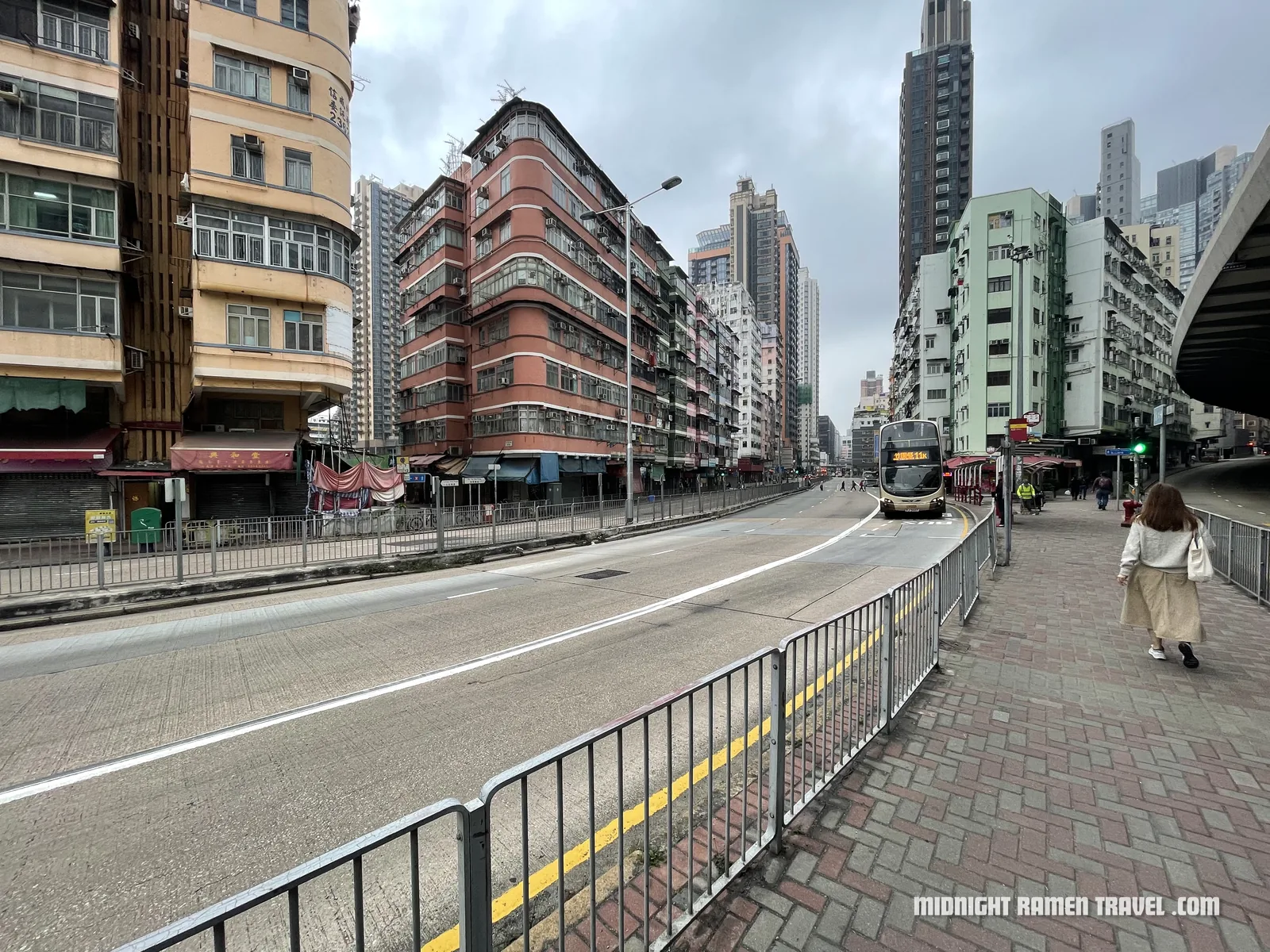 The typical Hong Kong style building in the more local Kowloon City District