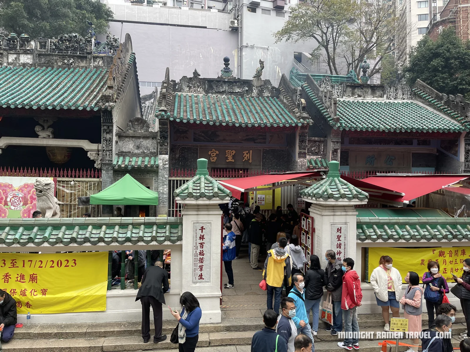 Man Mo Temple in Sheung Wan