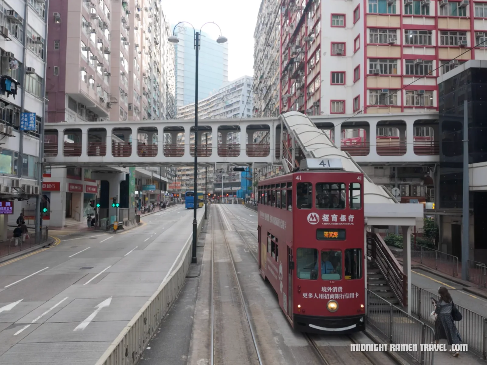 Street scene in North Point, Hong Kong