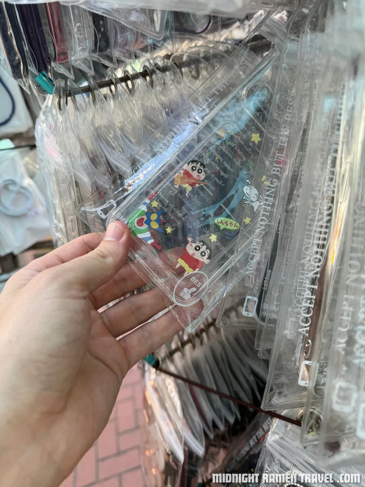 hong kong shin chan phone case street market