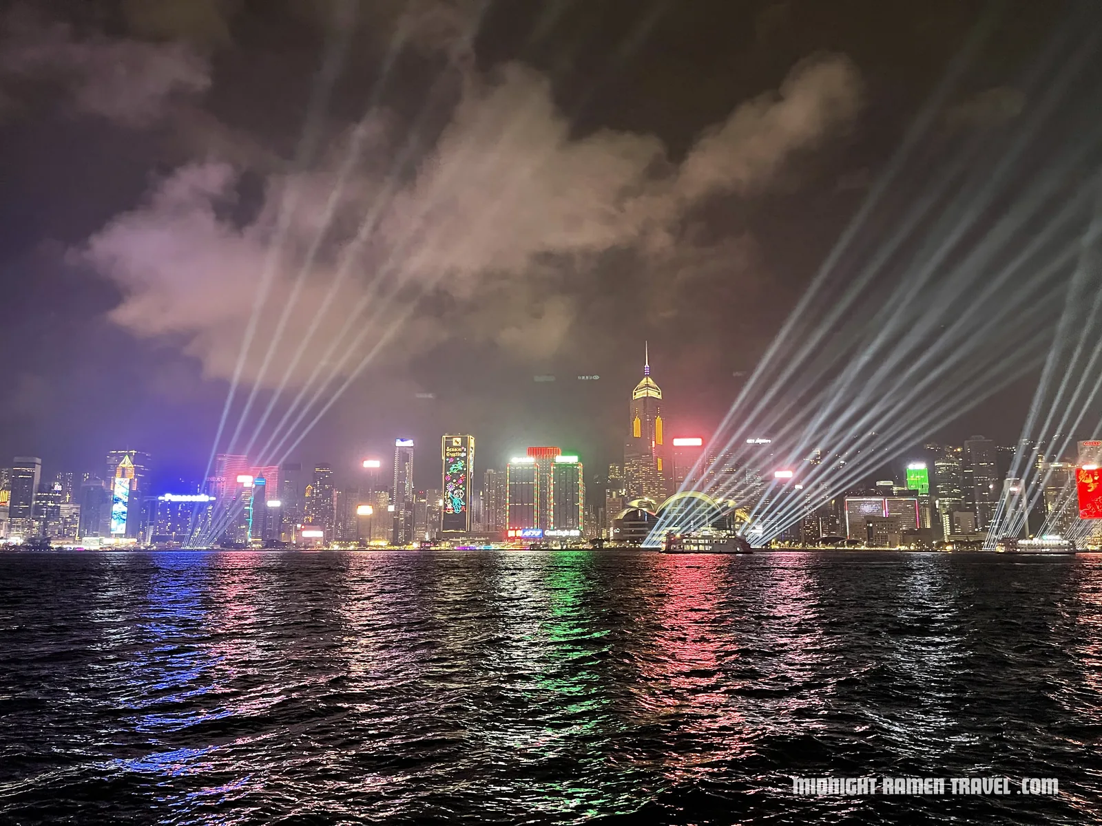 hong kong symphony of lights victoria harbour